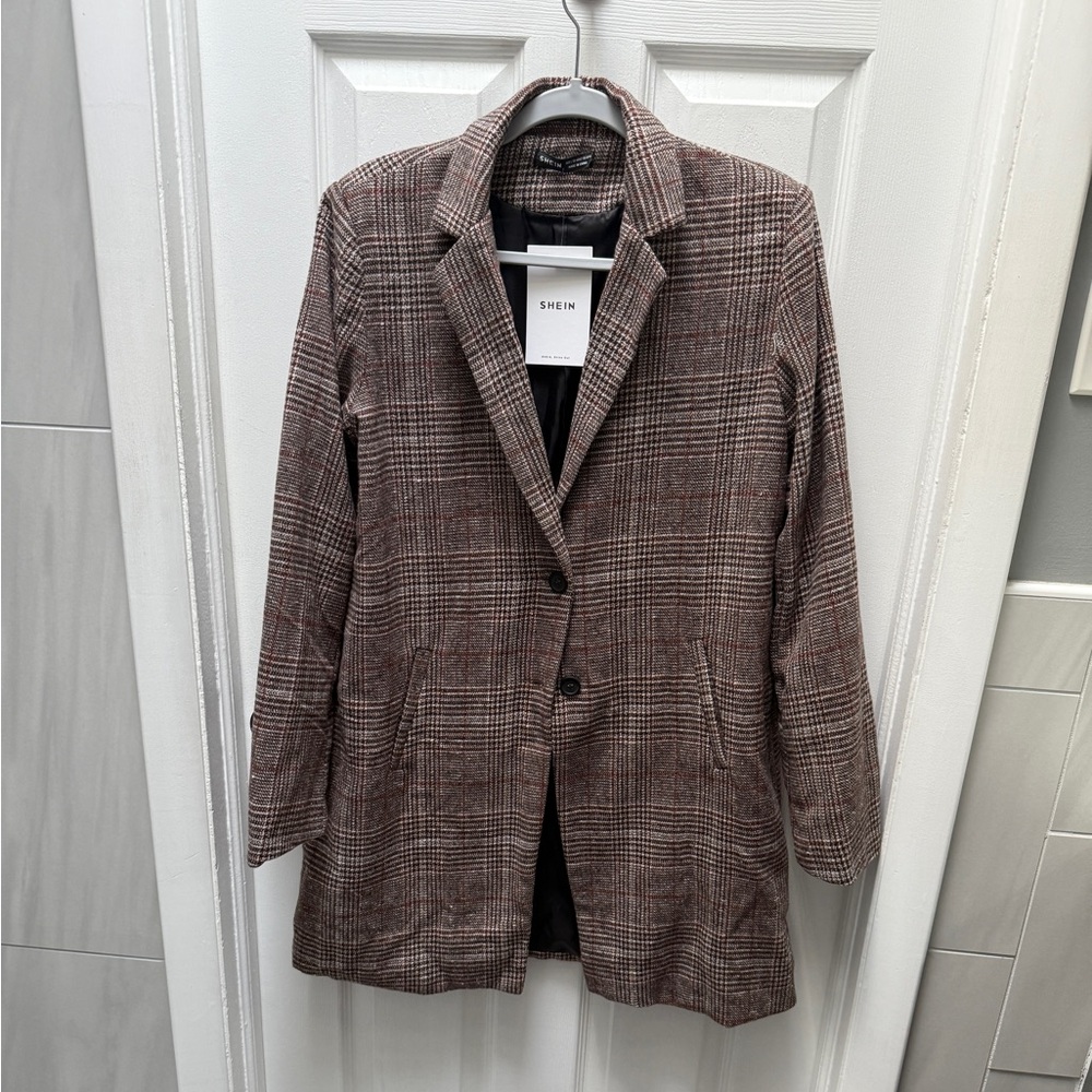 NWT longline blazer jacket SIZE L